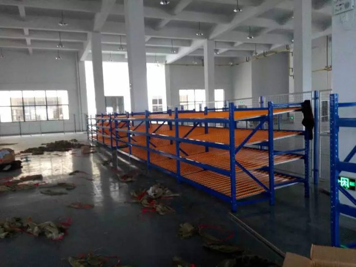 流利式（shì）貨架
